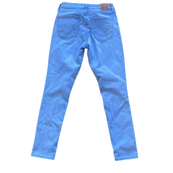LEVIS 721 High Rise Skinny Jean Womens Sz 31 Distressed Light Wash Classic - Picture 7 of 8